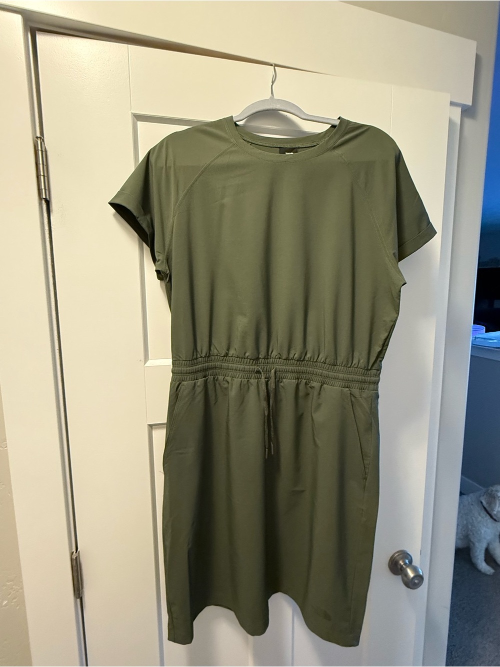 The North Face Olive Midi Drawstring Dress